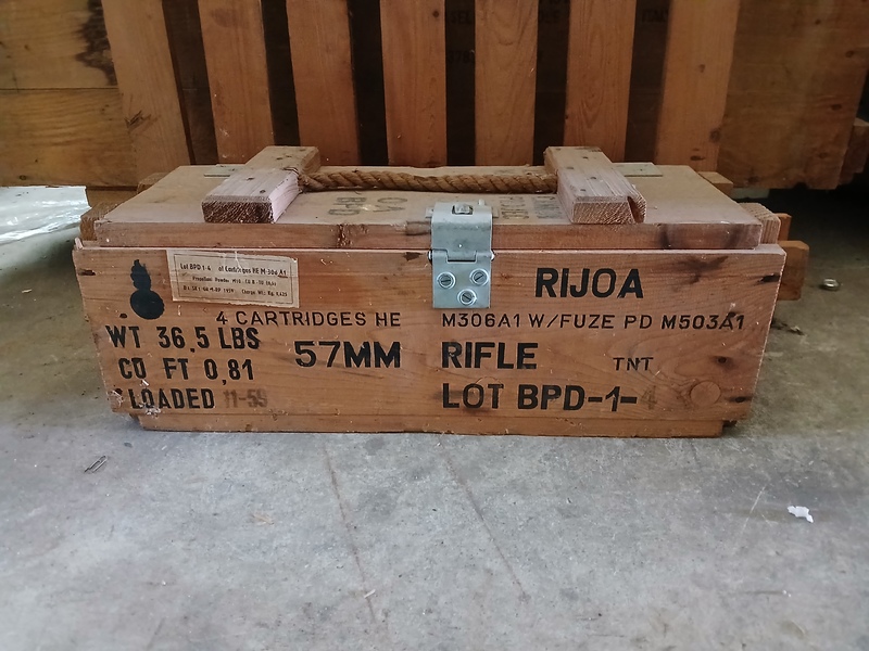 CASSETTA LEGNO ORIGINALE USA  57 mm