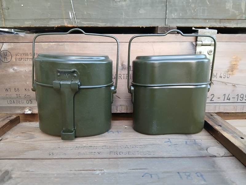 SET 2 GAVETTE 3 PEZZI IN ALLUMINIO NUOVE