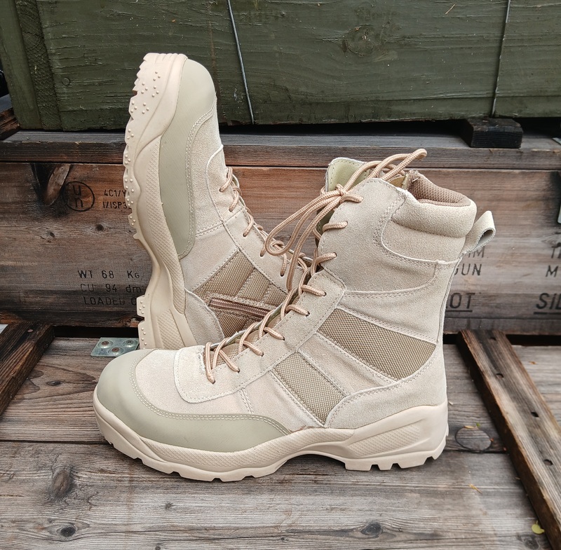 ANFIBI DESERT CON ZIP LATERALE FINE SERIE