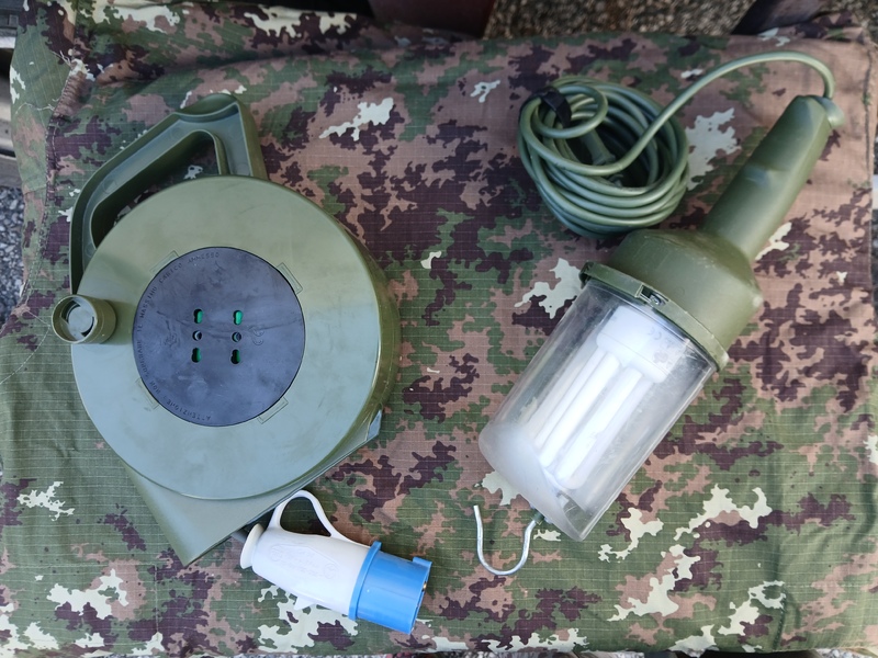KIT LAMPADA MECCANICO +PROLUNGA MILITARE