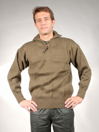 Maglione con zip italia