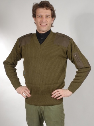 Maglione con collo a V da ufficio E.I.