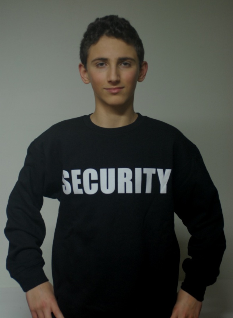 Felpa SECURITY girocollo
