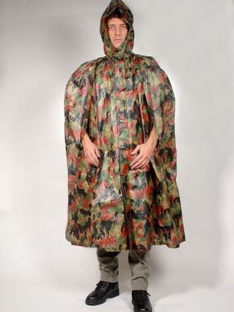 Poncho mimetico svizzero