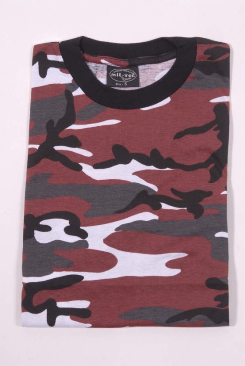 T-shirt mimetica red camo