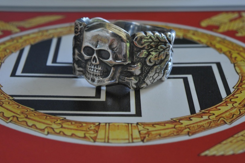 Anello SS Schutzstaffel in argento