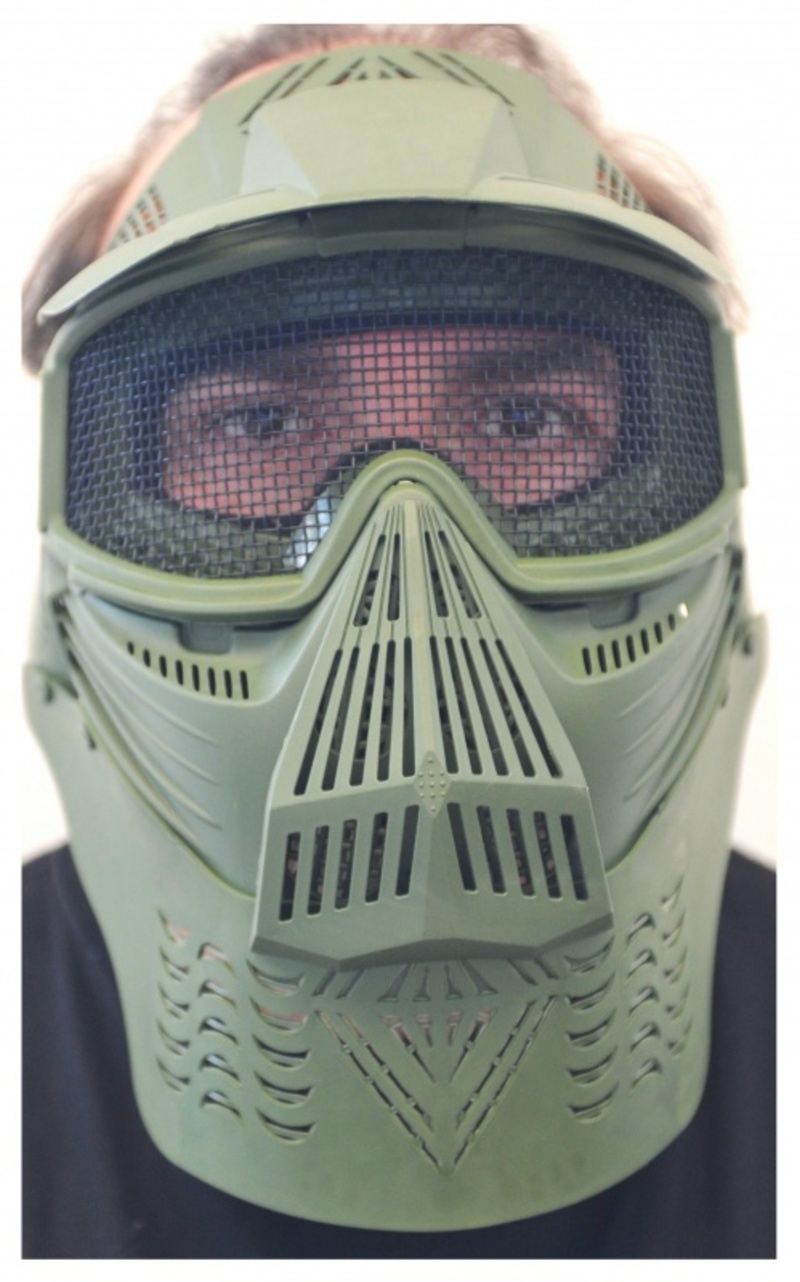 Maschera protettiva soft air