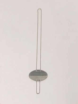 COLLANA PIASTRINA DI Riconoscimento Esercito Italiano Forze Armate Dog - Foto 3