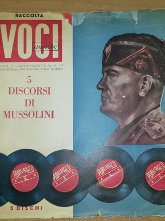 Libro 5 discorsi di Mussolini