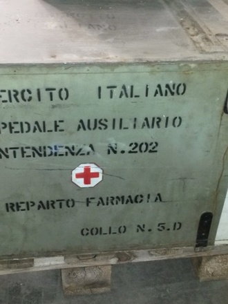 Baule Esercito Italiano Reparto Farmacia