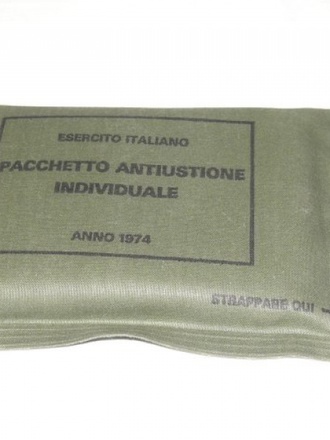 Pacchetto individuale antiustione Esercito Italiano