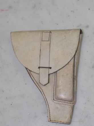 Fondina in cuoio bianco usata